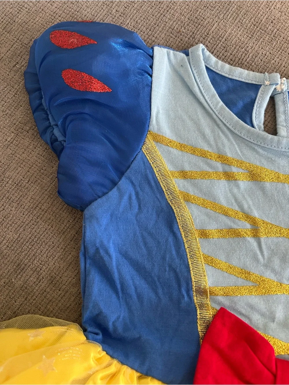 Disney Snow White Princess Costume Dress Toddler Girls Size 9–12 Months (80